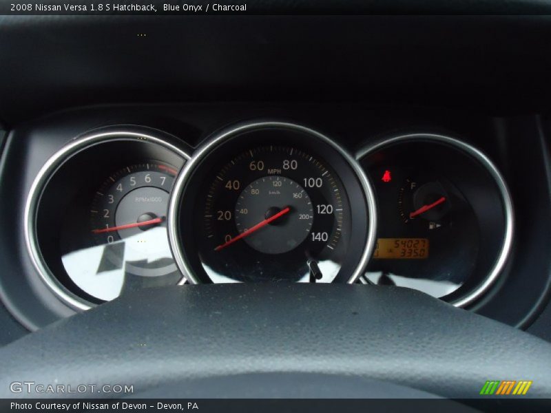Blue Onyx / Charcoal 2008 Nissan Versa 1.8 S Hatchback