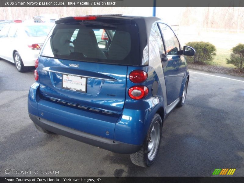Blue Metallic / Design Black 2009 Smart fortwo passion coupe