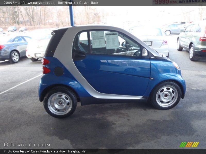 Blue Metallic / Design Black 2009 Smart fortwo passion coupe