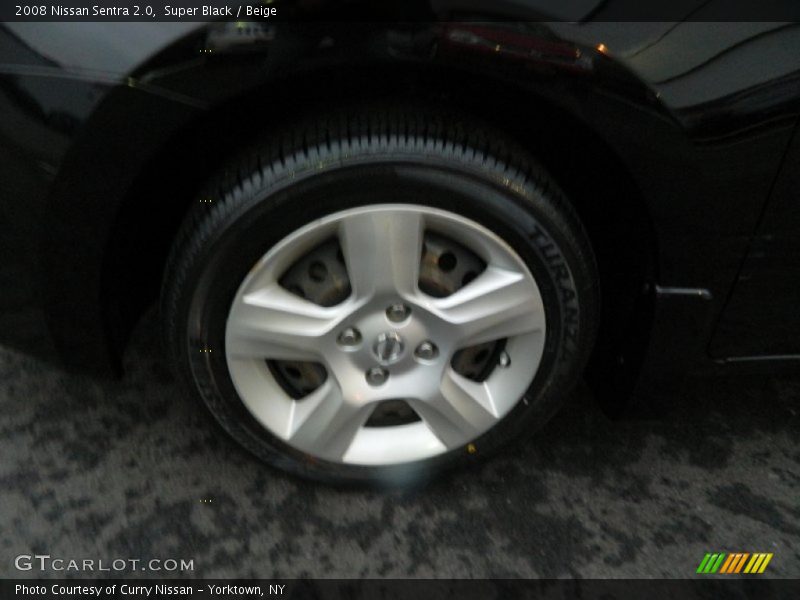 Super Black / Beige 2008 Nissan Sentra 2.0