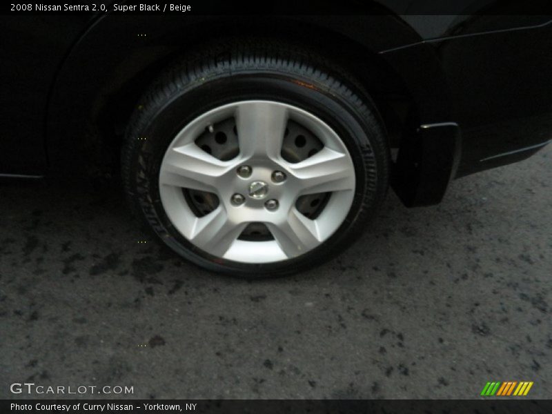 Super Black / Beige 2008 Nissan Sentra 2.0