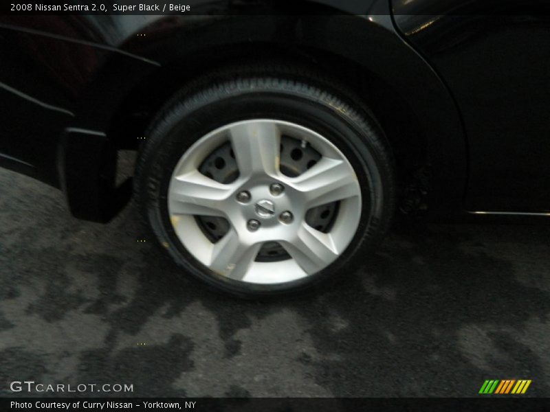 Super Black / Beige 2008 Nissan Sentra 2.0