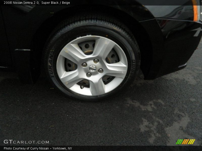 Super Black / Beige 2008 Nissan Sentra 2.0