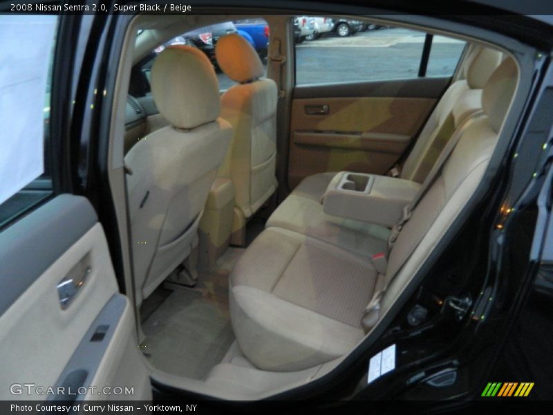 Super Black / Beige 2008 Nissan Sentra 2.0