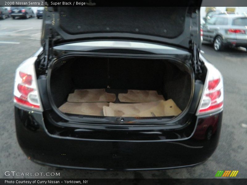 Super Black / Beige 2008 Nissan Sentra 2.0