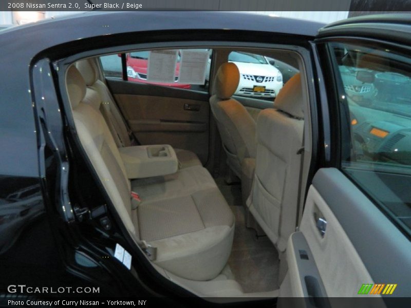 Super Black / Beige 2008 Nissan Sentra 2.0