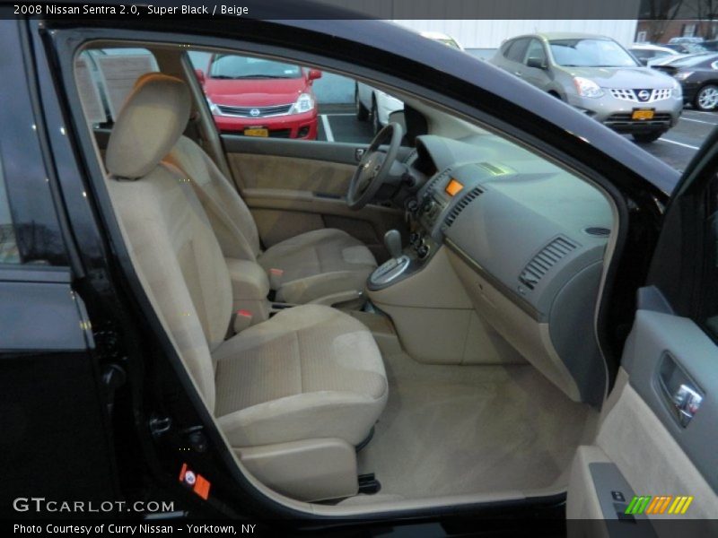 Super Black / Beige 2008 Nissan Sentra 2.0
