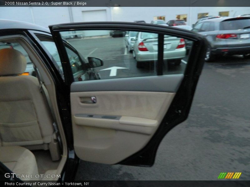 Super Black / Beige 2008 Nissan Sentra 2.0