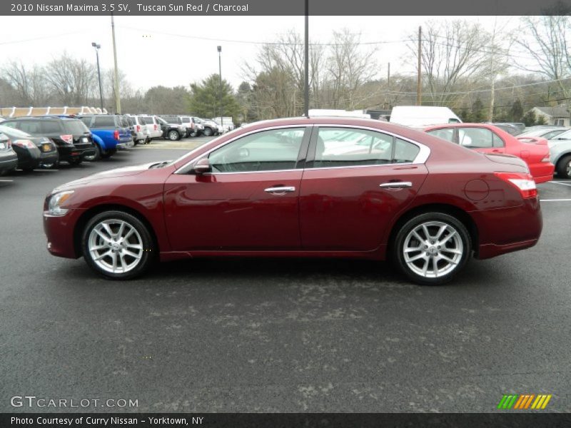 Tuscan Sun Red / Charcoal 2010 Nissan Maxima 3.5 SV