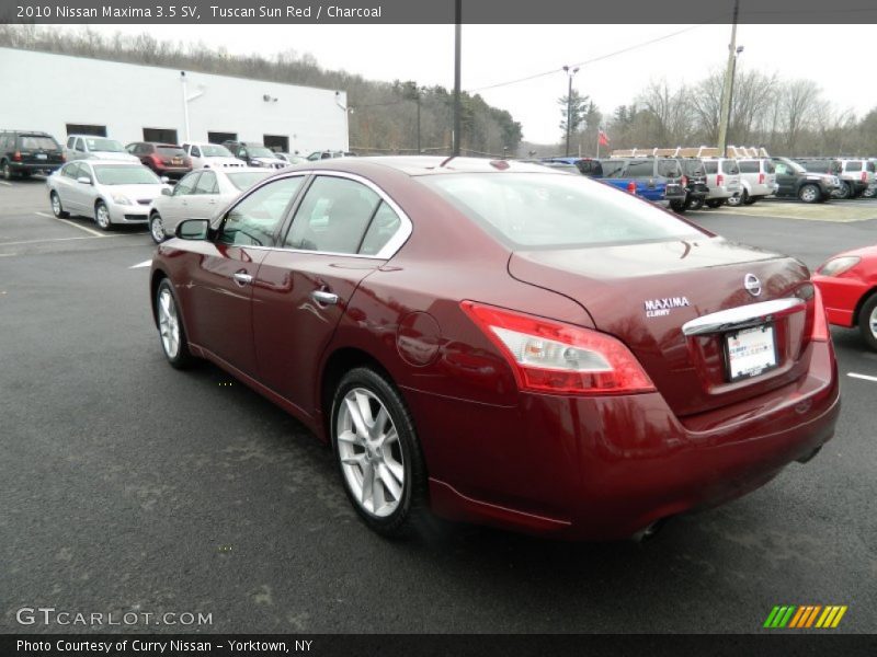 Tuscan Sun Red / Charcoal 2010 Nissan Maxima 3.5 SV