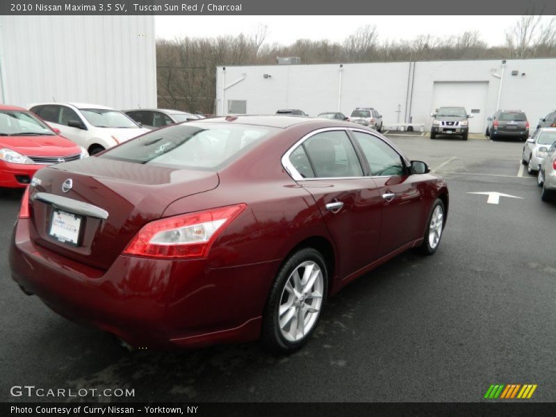 Tuscan Sun Red / Charcoal 2010 Nissan Maxima 3.5 SV