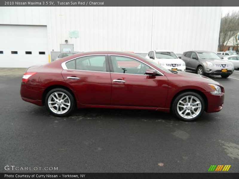 Tuscan Sun Red / Charcoal 2010 Nissan Maxima 3.5 SV