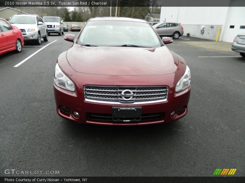 Tuscan Sun Red / Charcoal 2010 Nissan Maxima 3.5 SV