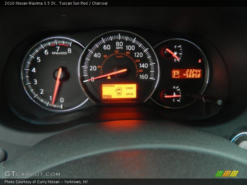 Tuscan Sun Red / Charcoal 2010 Nissan Maxima 3.5 SV