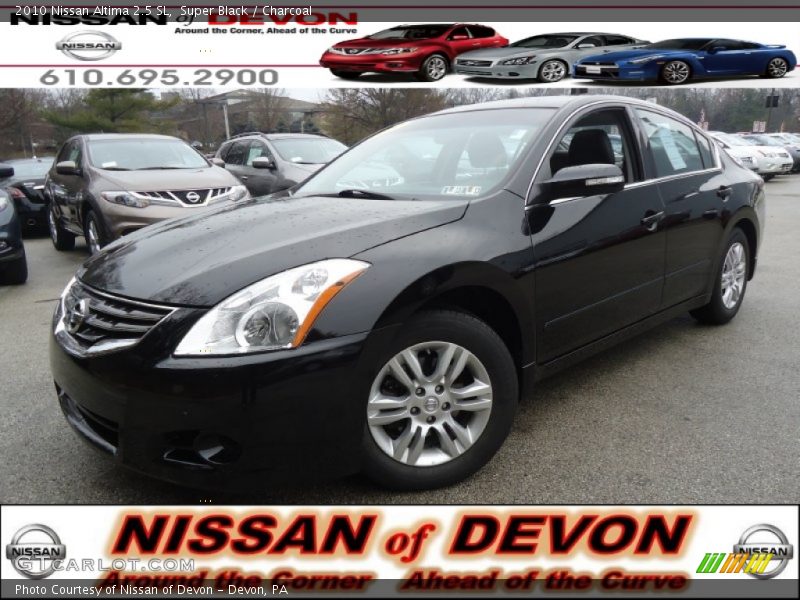 Super Black / Charcoal 2010 Nissan Altima 2.5 SL