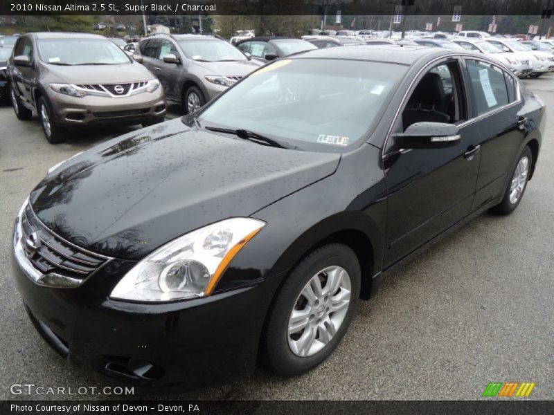 Super Black / Charcoal 2010 Nissan Altima 2.5 SL