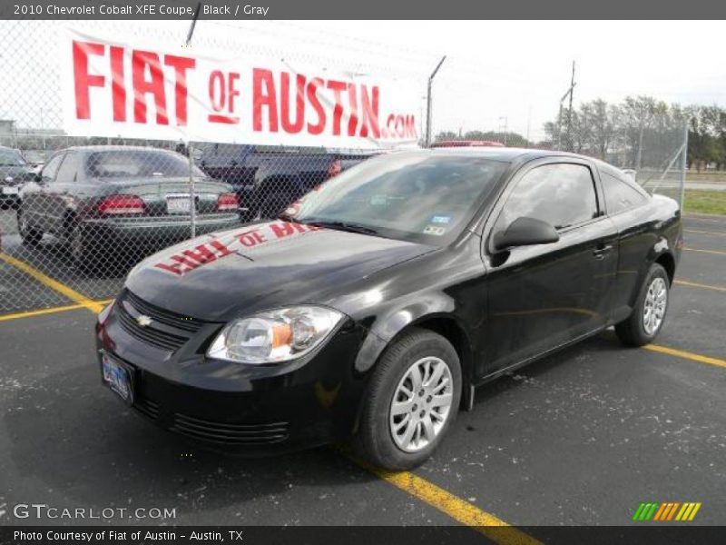 Black / Gray 2010 Chevrolet Cobalt XFE Coupe