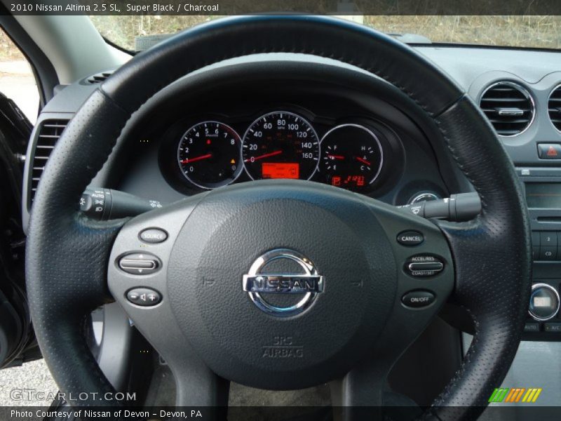 Super Black / Charcoal 2010 Nissan Altima 2.5 SL