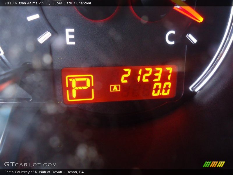 Super Black / Charcoal 2010 Nissan Altima 2.5 SL