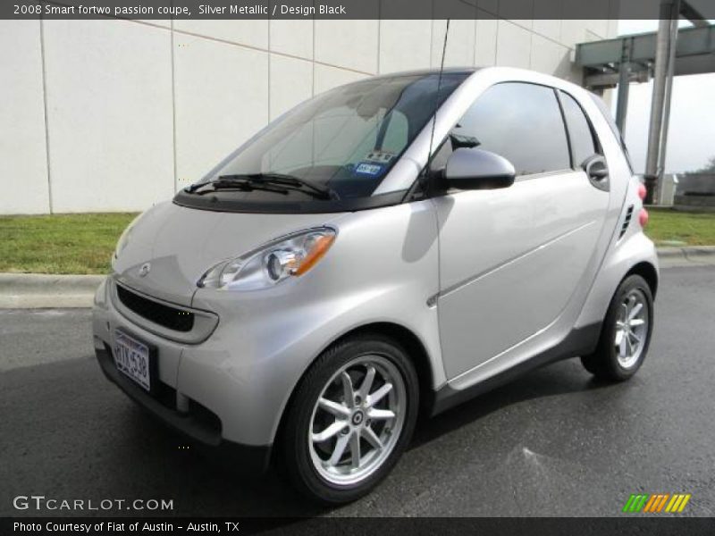 Silver Metallic / Design Black 2008 Smart fortwo passion coupe