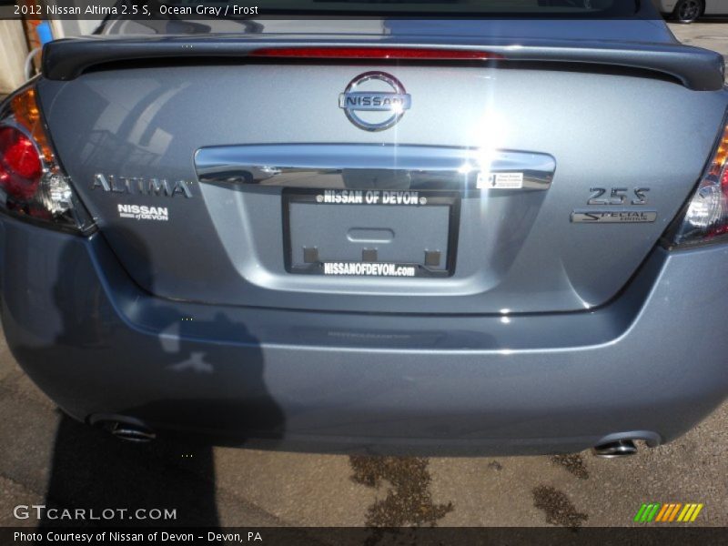 Ocean Gray / Frost 2012 Nissan Altima 2.5 S