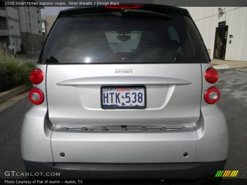 Silver Metallic / Design Black 2008 Smart fortwo passion coupe