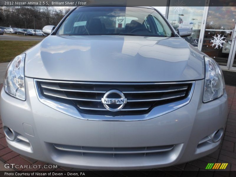 Brilliant Silver / Frost 2012 Nissan Altima 2.5 S