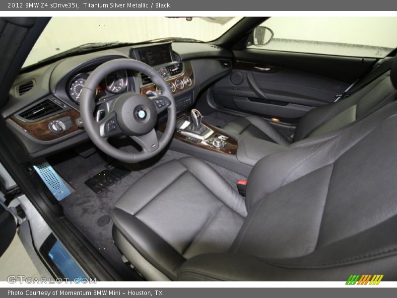 Black Interior - 2012 Z4 sDrive35i 