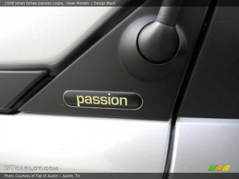 Silver Metallic / Design Black 2008 Smart fortwo passion coupe