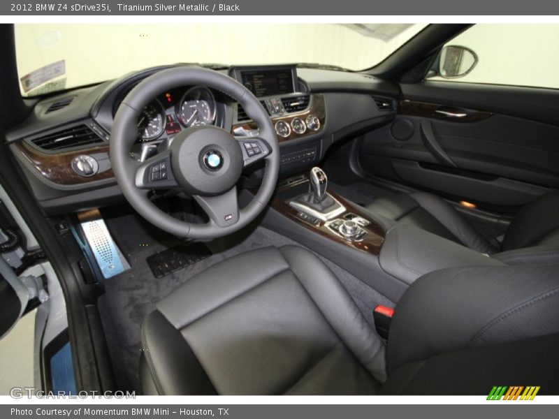 Titanium Silver Metallic / Black 2012 BMW Z4 sDrive35i