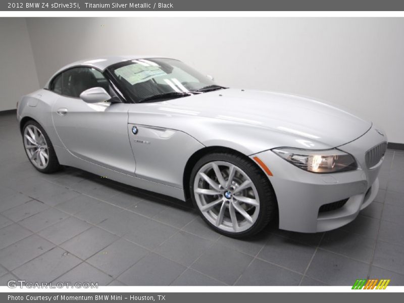 Titanium Silver Metallic / Black 2012 BMW Z4 sDrive35i