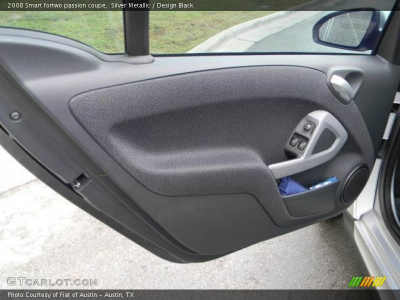 Silver Metallic / Design Black 2008 Smart fortwo passion coupe