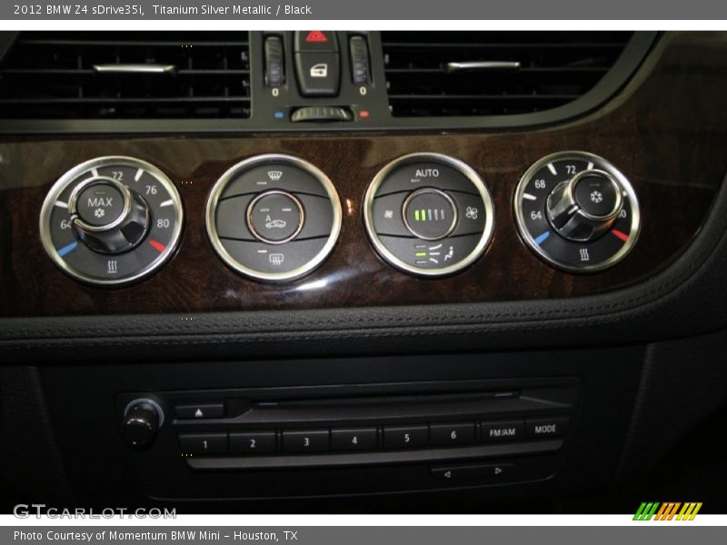 Controls of 2012 Z4 sDrive35i