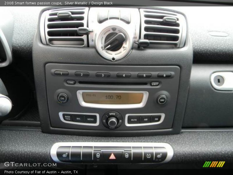Silver Metallic / Design Black 2008 Smart fortwo passion coupe