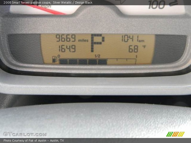 Silver Metallic / Design Black 2008 Smart fortwo passion coupe