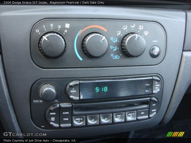 Magnesium Pearlcoat / Dark Slate Grey 2006 Dodge Stratus SXT Sedan