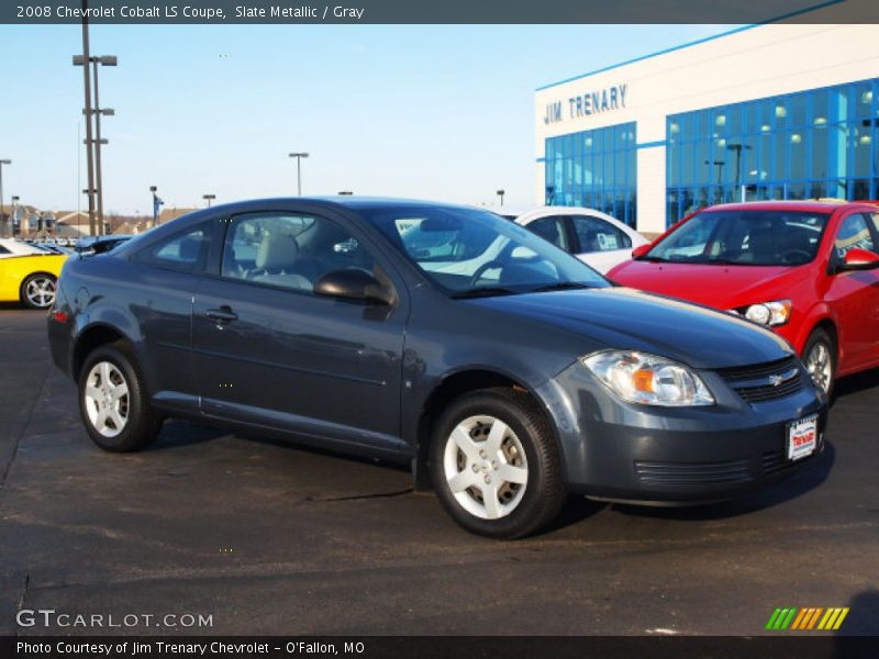 Slate Metallic / Gray 2008 Chevrolet Cobalt LS Coupe