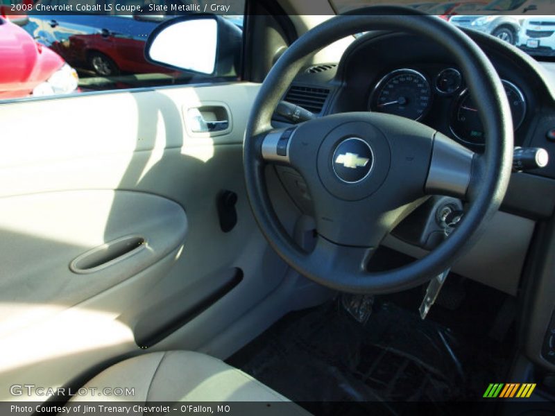 Slate Metallic / Gray 2008 Chevrolet Cobalt LS Coupe