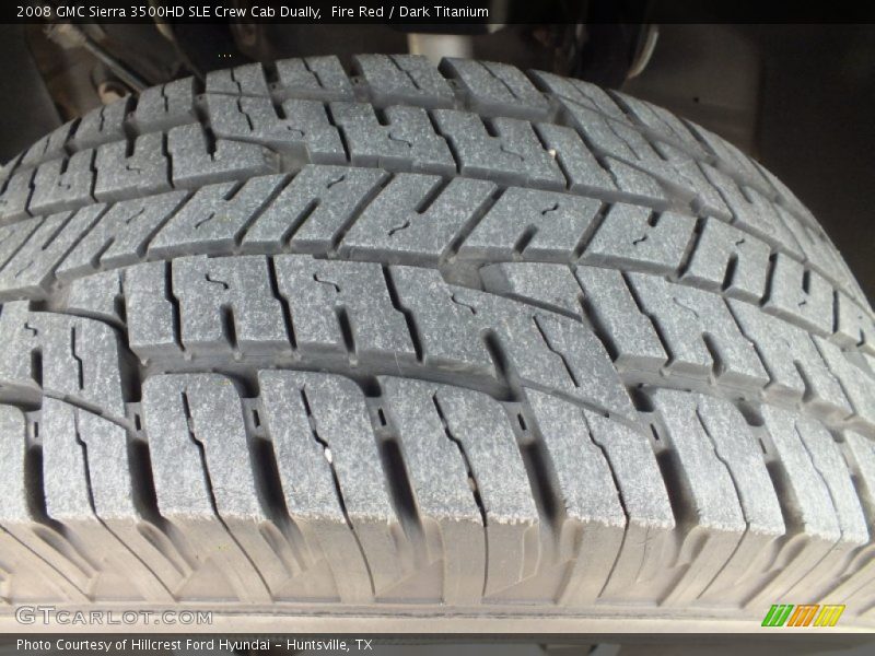 Fire Red / Dark Titanium 2008 GMC Sierra 3500HD SLE Crew Cab Dually