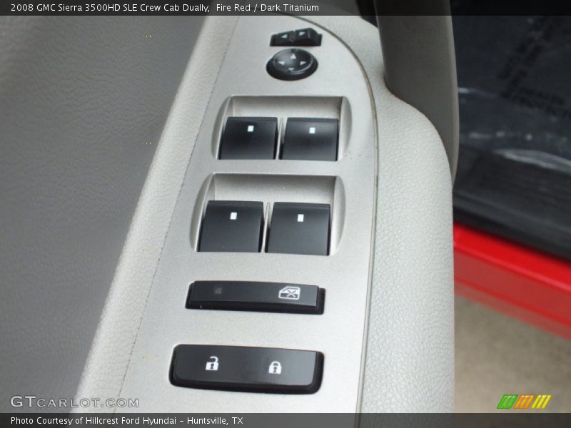 Fire Red / Dark Titanium 2008 GMC Sierra 3500HD SLE Crew Cab Dually