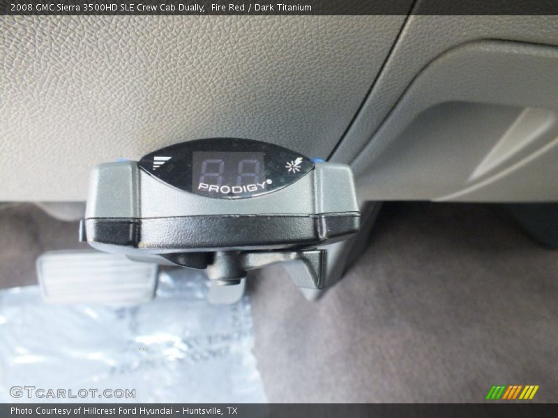 Fire Red / Dark Titanium 2008 GMC Sierra 3500HD SLE Crew Cab Dually