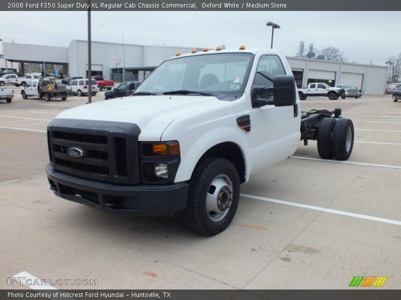 Front 3/4 View of 2008 F350 Super Duty XL Regular Cab Chassis Commercial