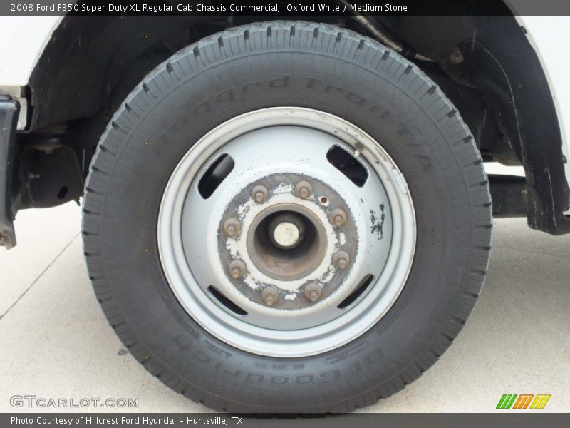 Oxford White / Medium Stone 2008 Ford F350 Super Duty XL Regular Cab Chassis Commercial