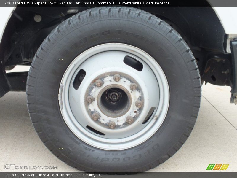 Oxford White / Medium Stone 2008 Ford F350 Super Duty XL Regular Cab Chassis Commercial