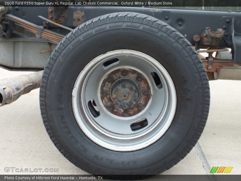 Oxford White / Medium Stone 2008 Ford F350 Super Duty XL Regular Cab Chassis Commercial