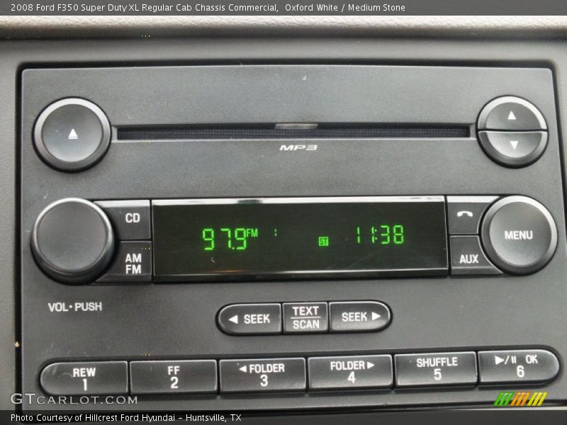 Oxford White / Medium Stone 2008 Ford F350 Super Duty XL Regular Cab Chassis Commercial
