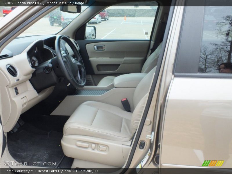 Mocha Metallic / Beige 2009 Honda Pilot EX-L