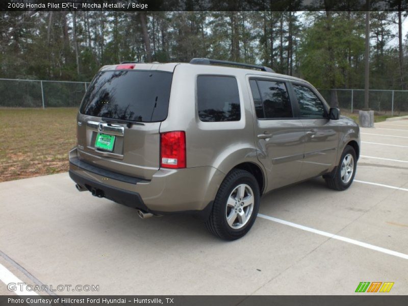 Mocha Metallic / Beige 2009 Honda Pilot EX-L