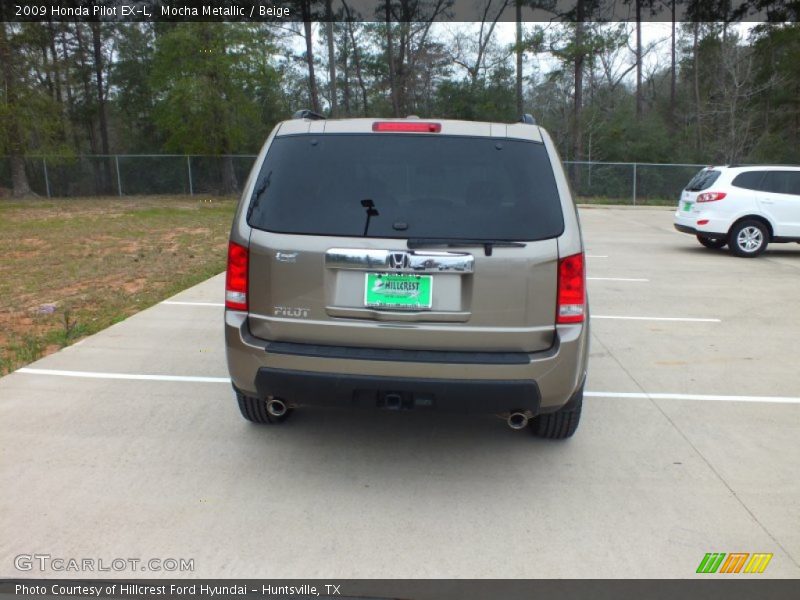 Mocha Metallic / Beige 2009 Honda Pilot EX-L
