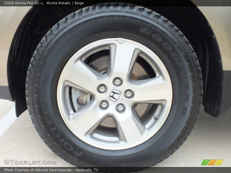 Mocha Metallic / Beige 2009 Honda Pilot EX-L